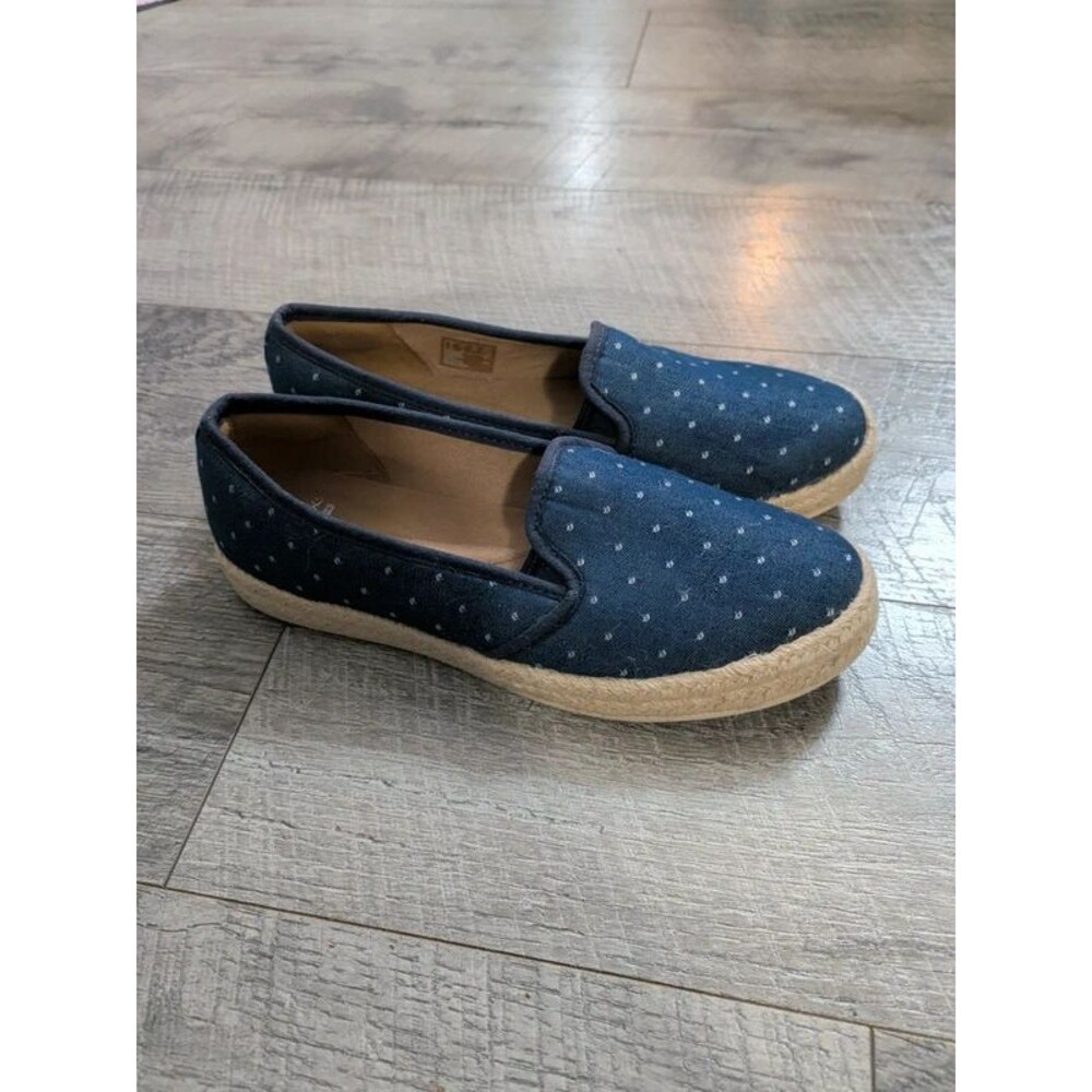 Clarks Collection Women’s Espadrille Flats Size W 7.5 Blue